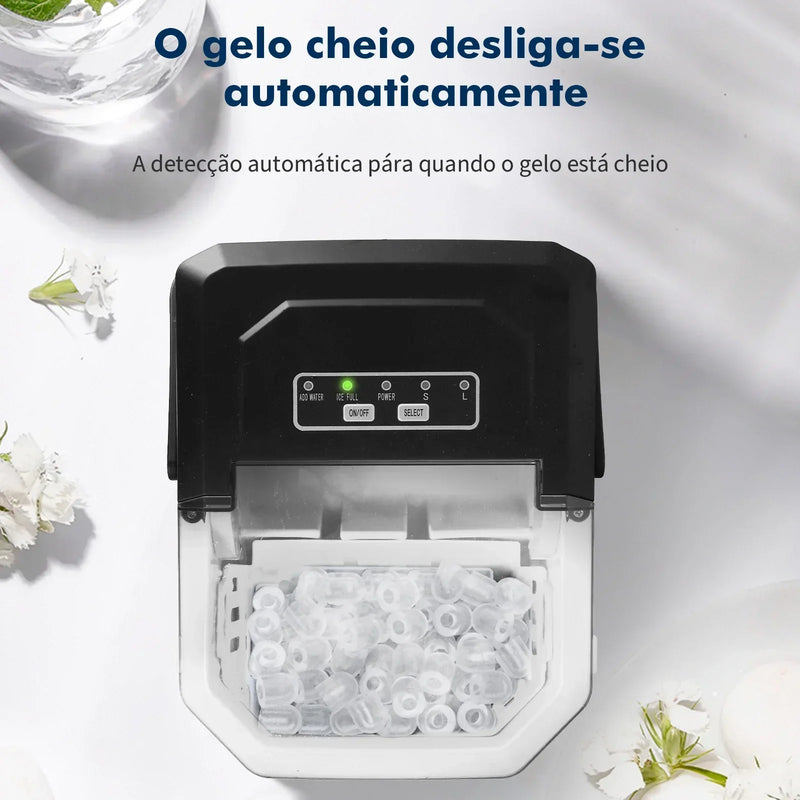 Smart Ice - Máquina de Gelo Portátil Compacta + Brinde Exclusivo