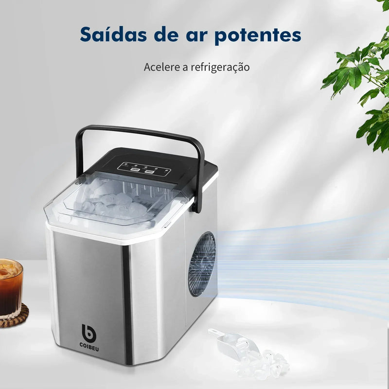 Smart Ice - Máquina de Gelo Portátil Compacta + Brinde Exclusivo